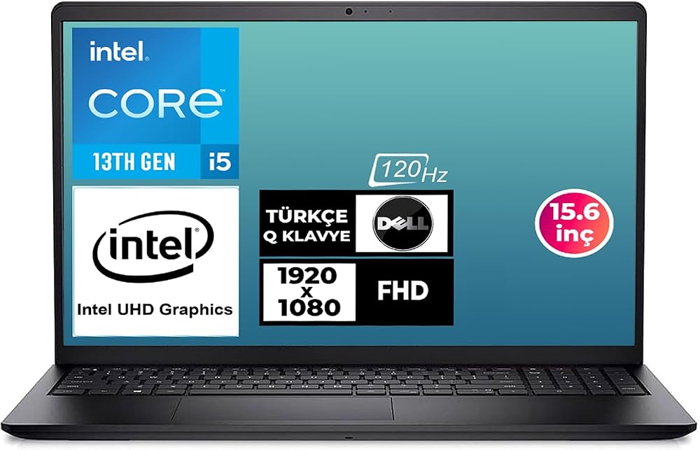 Dell Vostro 3530 i5-1334U 16GB 512GB SSD 15.6 FHD Ubuntu Taşınabilir Bilgisayar N3409PVNB3530U 001