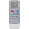 TA Technology Ahead Large Screen Led Display Hr AC Remote Control Works for Electrolux Original Air Conditioner - White & Gray