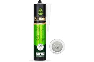My Green Home Silikon 300ml Silbergrau - Für Fugen innen & außen - Sicher gegen Schimmel & ideal für Bad, Küche & Wohnbereich - Geruchs- & Schadstoffarm