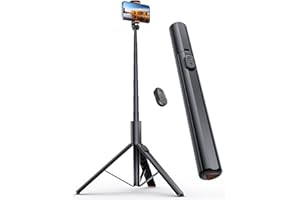 ANXRE 180cm Trepied Smartphone Monopods Portable, NT79 Extensible Perche a Selfie avec Télécommande Détachable, Trepied Telephone Pied Telephone Compatible avec Phone Camera Gopro