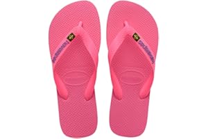 Havaianas - Brasil Logo, Infradito Iconiche, Comode E Resistenti, Strisce con la Bandiera Del Brasile E Suola Antiscivolo Con Strisce Colorate, Unisex Adulti