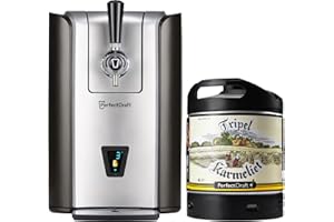 PerfectDraft Pro – Pack Tireuse À Bière + 1 Fût Tripel Karmeliet 6L – Machine Pression À Domicile – Refroidissement À 3°C – 30 Jours Fraîcheur – Écran LED Température – Idée Cadeau Amateur Bière