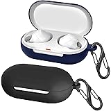 easyBee 2 Pacchi Cover Custodia in Silicone Compatibile con Sony WF-C500 Cuffie Bluetooth e 2 Moschettone Portachiavi, Protez