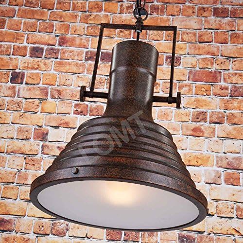 Farmhouse Watermark Industrial Pendant Light Hanging Chains Ceiling Lamp Rustic