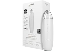 ‎GESKE GESKE | SmartAppGuided™ MicroDermabrasion Blackhead Remover | 7 in 1 Mitesserentferner | Elektrischer Porenreiniger | Innovativer Vakuumsauger | Beauty Tools | Hautreinigungsgerät | Skincare Device