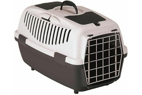 Kerbl 84653 Chien Box de Transport Gulliver 61x40x38 cm Gris