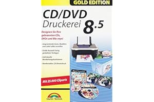 MARKT + TECHNIK GMBH Markt & Technik CD/DVD Druckerei 8.5 gold Edition full version, 1 license Windows Multimedia-Software,