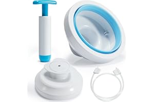 VacFrekep Jar Sealer for Vacuum Sealer Food Storage with Accessory Hose for Regular and Wide Mouth Mason Jars,with a Manual Portable Vacuum Pump