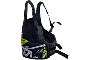 predolo Gilet protettivo per costole da karting per adulti, accessorio protettivo leggero, ergonomico, multifunzionale, per uomini e donne, regolabile, Giallo