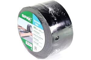 Spax Vma80117 Taśma Maskująca, Czarny, 30 m x 87 mm