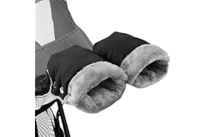 Infreecs Handwärmer Kinderwagen - Handmuff für Kinderwagen mit warme Fleece und Baumwolle, Wasserdicht & Winddicht Handschuhe Kinderwagen Universalgröße für Kinderwagen, Buggys