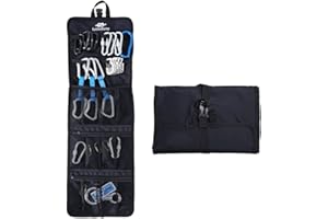 BETTERLE Kletterseil Tasche Professionelles 420D reißfestes Oxford-Gewebe Klettertasche mit Bodenblech-Schnallen und Tragegurten für Outdoor Klettern, Bergsteigen, Eisberg Klettern