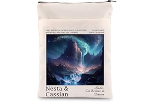 BAUNA ACOTAR Bookish Gift Night Court Crescent City Reader Book Sleeve SJM Bookworm Gift House of Wind Reading Gift (Next World BM)