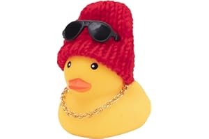 VENCENTE Duck Car Dashboard Decorations Rubber Duck, Yellow Squeeze Ducks Toys Car Ornaments Car Dashboard Decoration Accessories For Christmas Decor And Home