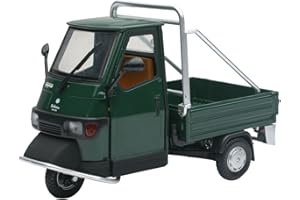 NewRay Ape Piaggio 68038-50 Cross Country Fedele Riproduzione, Scala 1:18, Die Cast, Verde