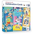 TOYKRAFTT Celebrate with Greeting Cards| Card Making DIY Craft Kit for Girls Boys| Christmas Gift| Art and Craft Kit for 7+ Years Old