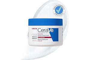 CeraVe Intensive Moisturising Cream, Body Moisturiser With Hyaluronic Acid, 3 Essential Ceramides, Dry Skin Moisturiser Skin Care, Itch-Relief Cream, 340g