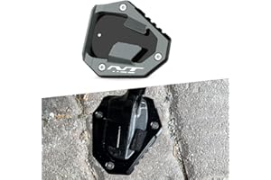 Modeer Compatible avec NT 1100 / NT1100 DCT 2022 2023 2024 2025 Moto CNC Béquille Latérale Côtés de Pied Coussinets d'extension nt 1100 Accessoires (NT-Gris)