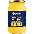 AUZEN A2 Cow Ghee 1 Litre, 100% Pure and Natural Churned from Vedic Bilona Method, A2 Cow Desi Ghee, Goods for Better Digestion and Immunity