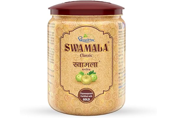 Dhootapapeshwar Swamala Classic Ayurvedic Chyavanprash (Ashtavarg) Fortified with Gold Supports Immune System, Respiratory System, Replenishes Body Tissue For All Seasons 1Kg