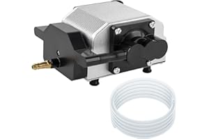 FoxAlien 30L/Min Aire Asistido 220V para Grabador CNC, Bomba de Aire Asistido Compresor de Aire para Grabador CNC Grabado y Corte de Alta Precisión