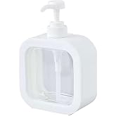Promosyonca Plastik Sıvı Sabunluk, Beyaz Renk, 500 ml (1)