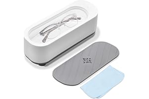 BINYI Ultraschallreinigungsgerät Brille Ultraschall Brillenreinigungsgerät Ultrasonic Sonic Cleaner Ultraschallbad 45000Hz Ultraschallreiniger Brille Für Reinigung Brillen Schmuck Uhren Zahnprothesen