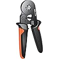 Ferrule Crimping Tool, Preciva Wire Crimper Plier, 0.25-10mm²/AWG23-7 Self Adjustable Ratchet Bootlace Ferrule Wire Crimping Plier, Hand Crimper Plier Wire Terminal Crimping Tool