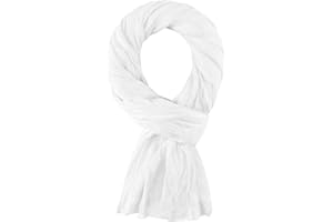 ALLEE DU FOULARD - Cheche, Écharpe, Chale Premium - 100% Coton - Taille 200 X 110 CM - Chèche Femme et Homme - Plus De 50 coloris Unis