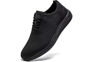 GUBARUN Men's Mesh Oxfords Business Dress Sneakers Casual Walking Shoes Comfortable Lightweight