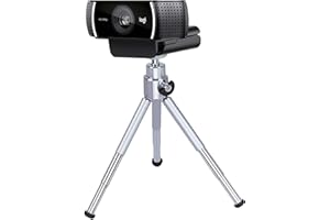 TronicXL Trépied 10 W pour Appareil Photo, Webcam, Compatible avec Logitech C920 Brio 4K C925e C922x C922 C930e C930 C615 Web Pièce de Rechange Accessoires Home Office Video Aukey Microsoft LifeCam