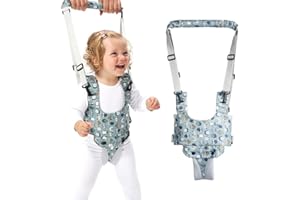 DOULEIN Harnais de Marche pour Bébé,Trotteur Aide à la Marche des Tout-petits Ajustable Marche Harnais Enfants Bébé Marche Protection Ceinture pour 8-24 mois bébé