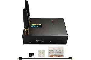 Duplex MMDVM Hotspot-modul dubbel hatt V1.5.2 med OLED-display WiFi och Ethernet-WLAN-port aluminiumskal support DMR D-Star YSF P25 NXDN Dual Time Slots med Raspberry Pi 3B