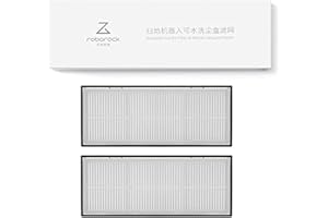roborock S7/S7 Maxv Ultra/S7 Pro Ultra/S8/S8+ Accesorios Originales, Recambios HEPA Filtros Lavables, 2 Piezas