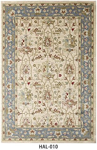 DECORHAN Tailor-Made Classic Rug Harris Turkish Parlor Study Bedroom Bedside Rug, 0.8Mx1.5M, Hal-010