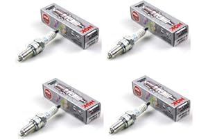 SUZUKI Compatible avec/Remplacement pour 600 750 1000 GSXR / 750 GSR/GSX-S 750/950 GSX-S 1000 / F/HAYABUSA/B-KING - LOT 4 BOUGIES IRIDIUM NGK CR9EIA-9