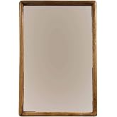 Decorative Wall Mirror with Wooden Frame