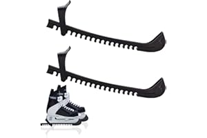 JINGIHE Ice Skate Guards, Hockey Skate Guards, Figure Skate Blade Guards, Hockey Stick Blade Protector for Ice Skating Shoes, Ice Hockey Skates Blade Covers, Ice Skating Accessories for Kids Adults