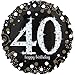 Produktbild Folienballon 40 FUNKELND XXL 71cm, Luftballon zum Geburtstag + PORTOFREI mgl + Geschenkkarte + Helium & Ballongas geeignet. High Quality Premium Ballons vom Luftballonprofi & deutschen Heliumballon Experten. Luftballondeko zum Geburtstag oder Jubiläum. Lustiger Geburtstagsgeschenk Ballon