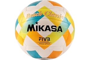 MIKASA Volleyball Beach Classic BV543C-VXA-LG Piłka, Dorośli Unisex, Wielobarwny (Wielobarwny), 5