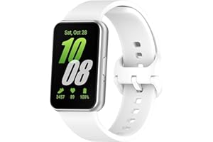 Wownadu Cinturino Compatibile per Samsung Galaxy Fit 3 R390, Donna Uomo Cinturini Silicone Ricambio Regolabile Sportivo Band (nessun Tracker)
