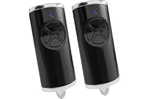 ZANPIERO 868,3MHz Garagentoröffner fur BS Handsender, Ersatz Fernbedienung Garagentor Kompatibel HSE-4-868-BS,HSE2-868-BS, HS4-868-BS, HS1-868-BS, HSS4-868-BS, HSP4-868-BS (2 Black Pack)