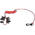 AB Tools Boat Engine Switch Lanyard PU Outboard Engine Motor Lanyard Universal Safety Lanyard Tether Cord for Boat Bike