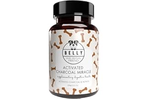 BELLY OUR MUTUAL FRIEND Belly Activated Charcoal Biscuits for Dogs - 400g, 120g, 100g - Digestive Support - Comfort Treats - Nutrient Absorption, Natural Dog Treats Filled With Fibre - Fix Bloating & Gas, Made in Germany