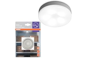 Osram DO-it TOUCH Slim kompakte flexible LED-Leuchte in Weiß aus Kunststoff, dimmbar und aufladbar via USB, IP20-Schutz, für Garderobe/Kinderschlafzimmer