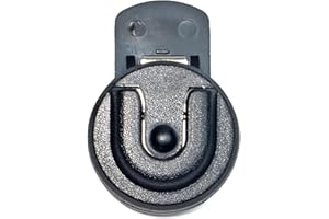 UAYESOK CB Radio Mic Mount, Clip de micrófono de Radio móvil, Clip para cinturón para Motorola Baofeng Kenwood Midland CB Ham Amateur PMR Radio móvil con Clip Trasero para Camisas Uniformes