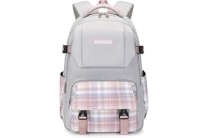 FANDARE Ultraligero Mochilas Tipo Casual Mochilas Escolares Bolsas Escolares Niñas Niños Mochilas Escolares para Adolescentes Estudiante Viaje Salida de Primavera Impermeable Poliéster