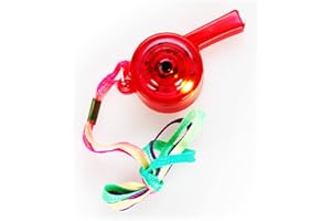 The Glow Company Light Up Flashing Whistle (1 Pack)