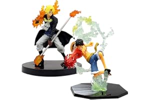 BESTZY OneePiece Figure, 2PCS OneePiece Action Figure Character Model Anime Statue Doll Statue Anime Toy Collectible Model Characters Statue Creative Decoration Gift for Kids Party