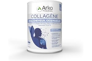 Arkopharma - Collagène Peau Cheveux Os & Muscles 260 g | Peau - Rides - Articulations - Cheveux et ongles - Os | 260 g